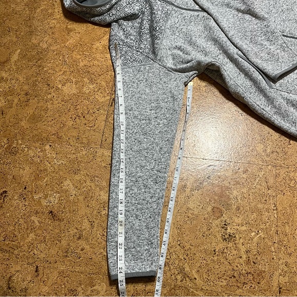 Eddie Bauer Women’s Heathered Gray Hooded Zip Up Knit Fleece Jacket Sz 2XL - Picture 15 of 15